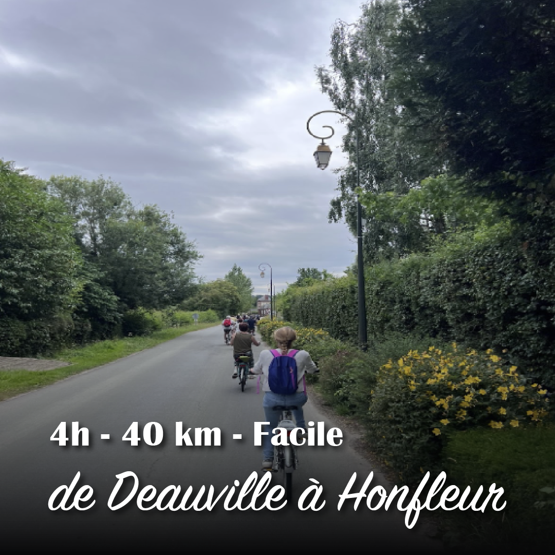 excursion vélo - de Deauville à Honfleur